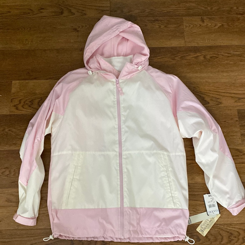 New York Classic pink/white jacket size medium